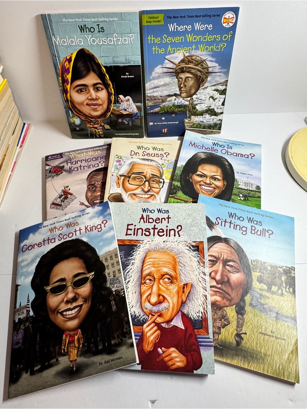8 "Who Was' & 'Who Is' Children's Biography Books -